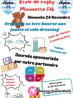 Photo de la bourse puericulture Bourse aux jouets et vide dressing des minimettes du RELM