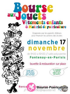 Photo de la bourse puericulture Bourse aux jouets fcpe