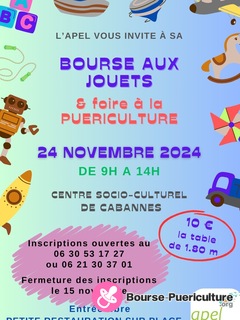 Photo de la bourse puericulture Bourse aux jouets-Foire à la puériculture