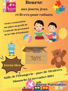 Photo de la bourse puericulture Bourse aux jouets, jeux et livres pour enfants de l'Amicale