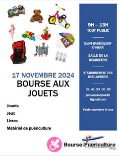 Photo de la bourse puericulture Bourse aux jouets, jeux et matériel de puériculture