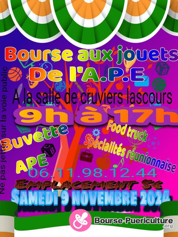 Bourse aux jouets de l'A.P.E