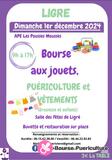 Bourse aux jouets de l'APE Rivière Ligré.