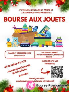 Bourse aux jouets de l'ensemble scolaire