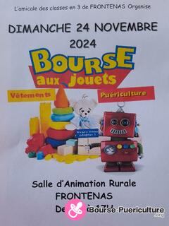 Photo de la bourse puericulture Bourse aux jouets de la Classe 3 de Frontenas