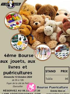 Photo de la bourse puericulture Bourse aux Jouets, aux livres et Puériculture