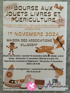 Photo de la bourse puericulture bourse aux jouets livres et puericultures