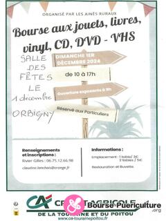 Photo de la bourse puericulture Bourse aux jouets, livres, vinyles, CD et DVD