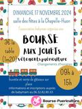 Bourse aux jouets , materiel de puericulture