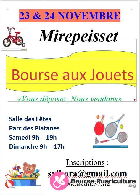 Bourse aux jouets - on vend pour vous