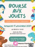 Bourse aux jouets, puericulture et vetements