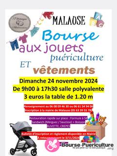 Photo de la bourse puericulture Bourse aux jouets, puériculture et vêtements