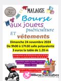 Bourse aux jouets, puériculture et vêtements