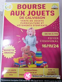 Photo de la bourse puericulture Bourse aux jouets, puériculture et vêtements d'enfants