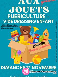 Photo de la bourse puericulture Bourse aux jouets, puériculture et vide dressing enfant