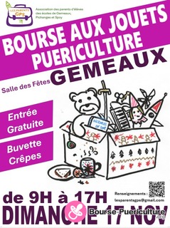 Photo de la bourse puericulture Bourse aux Jouets, Puériculture, Livres et Vêtements Enfants