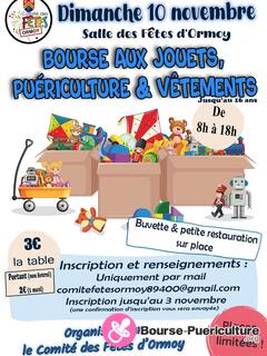 Photo de la bourse puericulture Bourse aux jouets, puériculture, vêtements (jusqu'au 16ans)