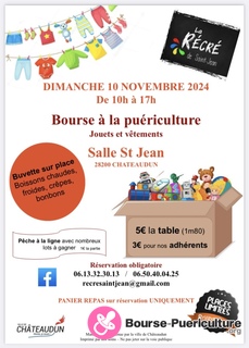 Photo de la bourse puericulture Bourse aux jouets, puéricultures et vêtements enfants