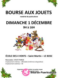 Photo de la bourse puericulture Bourse aux jouets - Saint Martin du Bosc