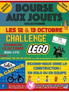 Photo de la bourse puericulture Bourse jouets St Didier de Formans et challenge Lego