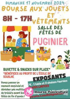 Photo de la bourse puericulture Bourse aux jouets-vêtements au profit de l'école de Souilhe