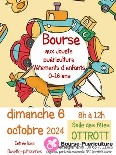 Photo de la bourse puericulture Bourse aux jouets, vêtements d'enfants 0-16 ans puériculture