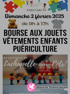 Photo de la bourse puericulture Bourse aux jouets, vêtements enfants, articles de puéricultu