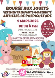 Photo de la bourse puericulture Bourse de jouets vêtements enfants articles de puériculture