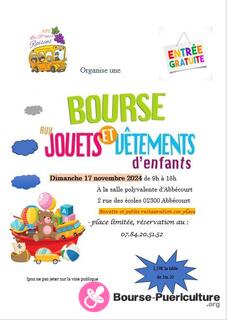 Photo de la bourse puericulture bourse aux jouets ,vêtements d'enfants et puériculture