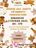 Bourse aux jouets, vêtements enfants et puériculture