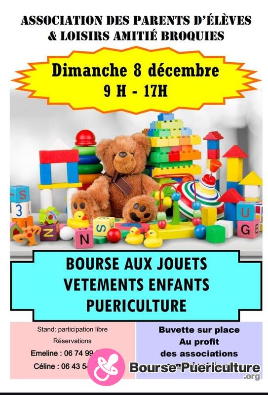 Bourse aux jouets vêtements enfants puériculture