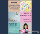 Bourse aux jouets, vêtements enfants, puériculture et livres