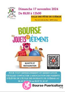 Photo de la bourse puericulture Bourse aux jouets, vetements et affaires de puericulture