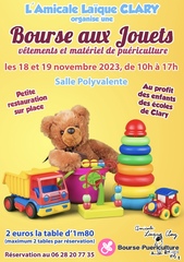 Photo de la bourse puericulture Bourse aux jouets, vêtements et matériel de puériculture