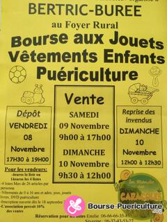 Photo de la bourse puericulture Bourse aux jouets, vêtements et puériculture