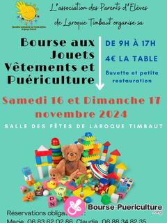 Photo de la bourse puericulture Bourse aux jouets, vêtements et puériculture