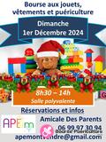 Bourse aux jouets, vêtements et puériculture