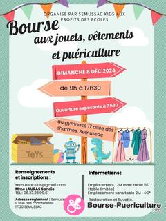 Photo de la bourse puericulture Bourse aux jouets ,vetements et puériculture