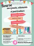 Bourse aux jouets ,vetements et puériculture