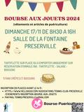 Bourse aux jouets (vétements et puéricultures)