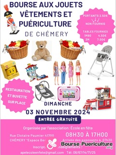 Photo de la bourse puericulture Bourse aux jouets vêtements puériculture