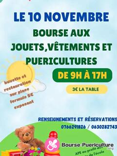 Photo de la bourse puericulture Bourse aux jouets vêtements puériculture