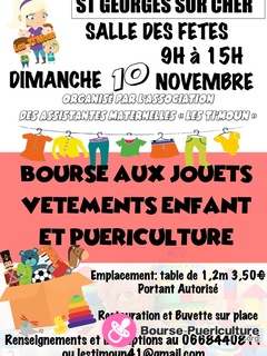 Photo de la bourse puericulture Bourse aux jouets vêtements puériculture