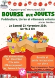 Bourse aux jouets_Puériculture_Livres_Vêtements