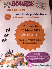 Photo de la bourse puericulture Bourse aux jouets,vêtements,puériculture