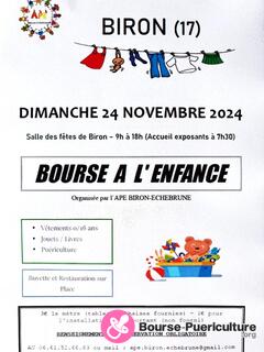 Photo de la bourse puericulture Bourse à l'enfance