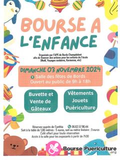 Photo de la bourse puericulture Bourse à l'enfance