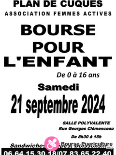 Photo de la bourse puericulture Bourse pour l'enfant