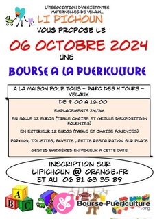 Photo de la bourse puericulture Bourse a la puericulture