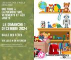 bourse à la puériculture, jouets, vêtements enfants